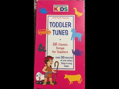 cedarmont kids original vhs review toddler tunes youtube