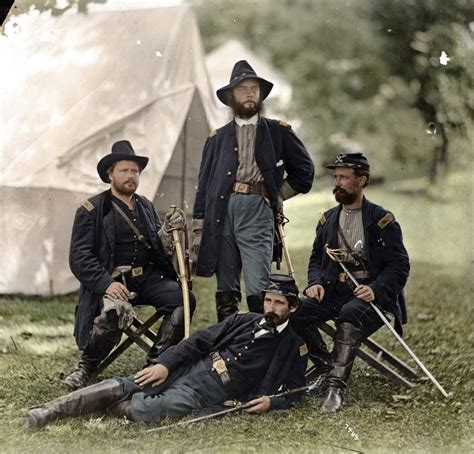 remarkable colorized    american civil war