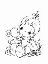 Precious Moments Coloring Pages Halloween Getcolorings Color Choose Board Easter sketch template