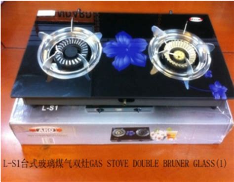 glass double burner burners stove stainless glass range drinkware corning glass hearth