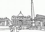 Venise Venecia Monuments Dibujos Coloring Vaticano Vatican Colorare Ciudad Monumenti Designlooter Dover Doverpublications Feli Peques sketch template