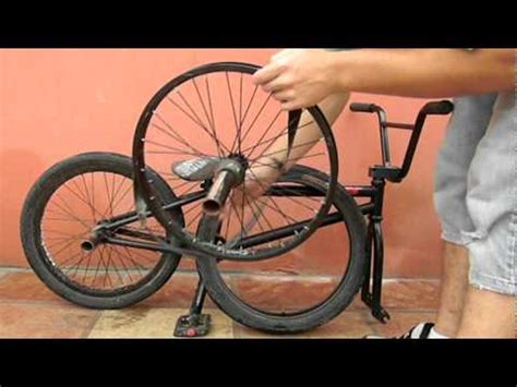 lace  put front tire youtube