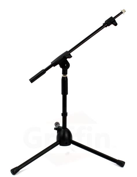 short microphone stand  boom arm  griffin  profile tripod mic holder ace division