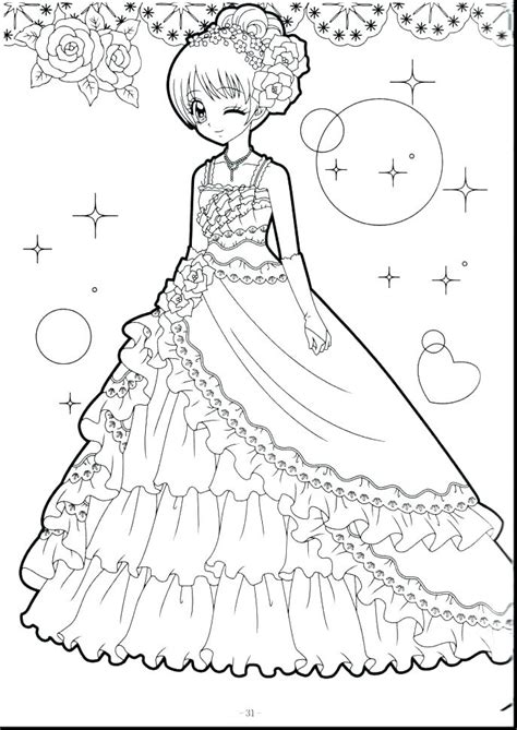 coloring pages  anime girls  getdrawings