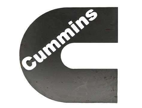 smw metal logo sign cummins truck sunriver metal works