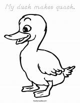 Duck Coloring Duckling Pages Drawing Quack Cute Water Ducklings Ducks Ugly Template Baby Color Makes Printable Clipart Print Way Make sketch template