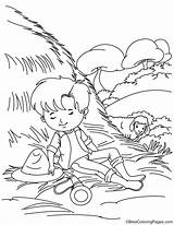 Boy Blue Little Coloring Pages sketch template