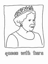 Queen Coloring Pages Printable Color sketch template