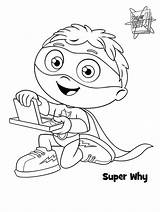 Super Coloring Why Pages Whyatt Bowl Beanstalk Writer Superwhy Getdrawings Color Getcolorings sketch template