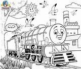 Thomas Pages Coloring Engine Tank Train Colouring Print Kids Henry Colour Printable Friends Hank Paint Sheets Posters Template Filminspector American sketch template