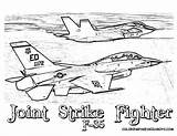Coloring Pages Kids Airplane Jets Airplanes F35 Air Force Military Aircraft Army Stencil Wwii Aircrafts Navy Planes Plane Colouring Comments sketch template