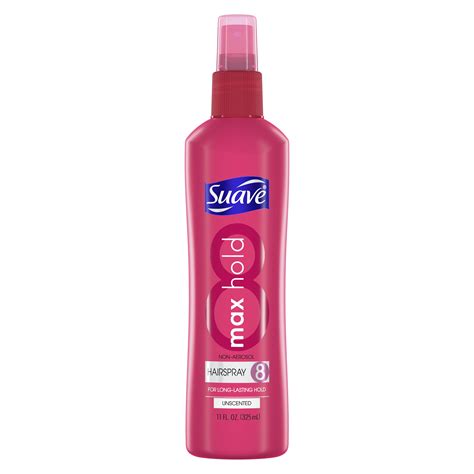 suave max hold unscented  aerosol hairspray  oz walmartcom