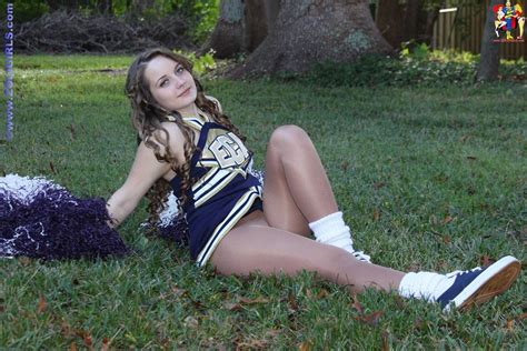 angelica from zoligirls in her cheer uniform with socks and shiny pantyhose my pantyhose blog