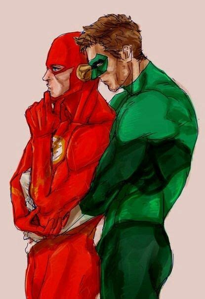 Halbarry Hal Barry Flash Green Lantern Green Lantern Dc Comics