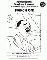 Luther Martin King Coloring Jr Pages Printable Color Scholastic Printables Activities March Print History Popular Important Getcolorings sketch template