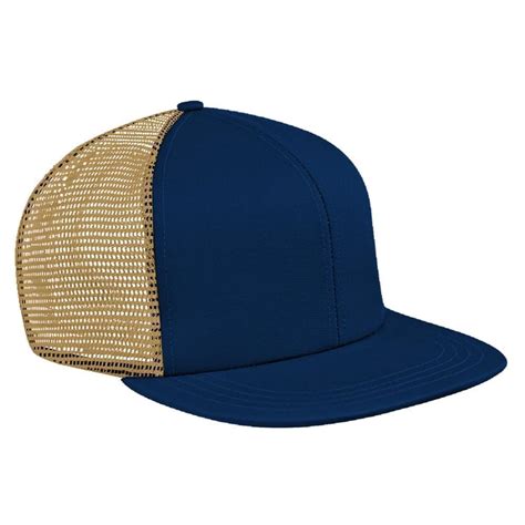 meshback  buckle flat brim baseball hats   usa  unionwear