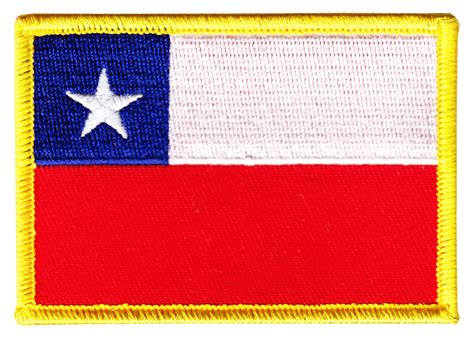 buy chile rectangular patch flagline