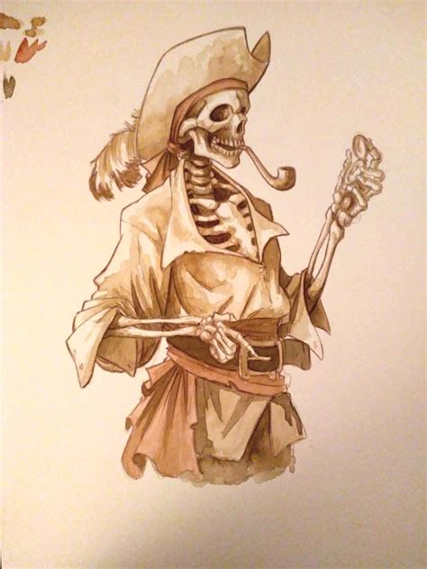 artstation pirate skeleton