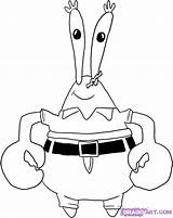 Coloring Spongebob Pages Mr Characters Library Clipart Krabs Drawing Easy sketch template