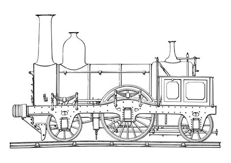 coloring page steam engine  printable coloring pages img