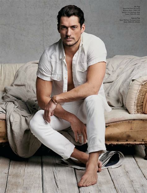 David Gandy Embraces Casual Styles For Lucky Brand S April