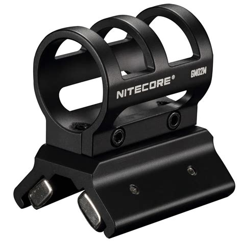 top nitecore gmm magnetic weapon gun mount flashlight accessories aluminium alloy suitable p