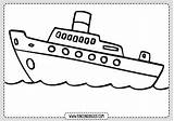 Barcos Rincondibujos Trenes Tren Locomotoras sketch template