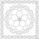 Coloring Pages Patterns Trace Flower Simple Color Kids Pattern Printable Print Embroidery 2010 Rose Adults May Click Paste Eat Don sketch template