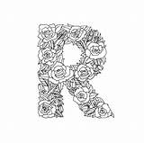 Coloring Letter Pages Letters Adult Rated Floral Printable Drawing Alphabet Illustrated Adults Worksheets Color Sheets Preschool Pre Beautiful Lettering Norman sketch template
