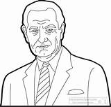 Johnson Lyndon Clipart President Outline Reagan Presidents American Ronald Clip Cliparts Illustrations John Members Available Clipground Library Transparent Join Large sketch template