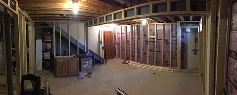finish  basement   budget revival woodworks basement