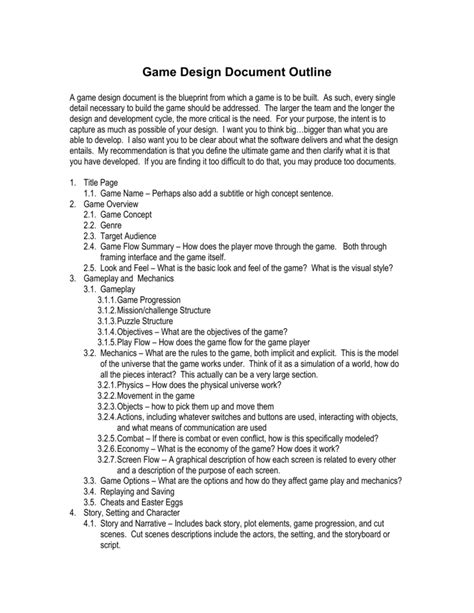 high concept game design document  view  bad axe games