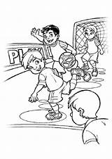 Soccer Coloring Pages Printable Socce Print Progress Game Football Kids Playing Size Categories sketch template