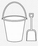 Bucket Coloring Clipart Template Sand Spade Shovel Pail Kids Crafts Pinclipart Helpful Pages Colorable Webstockreview Clipground Fishing Cliparts sketch template