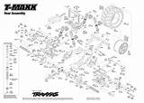 Exploded Rear Assembly Maxx Traxxas Classic Tmaxx Part Buttons Magnifier Numbers Zoom Cart Use Details Add Click sketch template