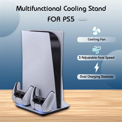 Multifunctional Cooling Stand With Charging For Ps5 – Supremegamegear