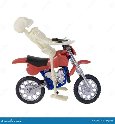 skeleton riding motorcycle stock photo image  body