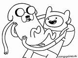 Coloring Pages Cartoon Network Adventure Time Characters Drawing Finn Jake Show Regular Printable Clipart Library Print Drawings Easy Colouring Cartoons sketch template