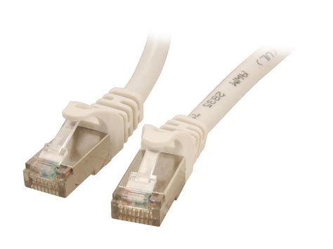 rosewill rcnc   foot white cat  enhanced  mhz network ethernet cable screened