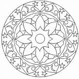 Coloring Pages Stress Printable Relief Mandala Geometric Colouring Sheets Coloring4free Kids Moon Star Anti Color Book Jugendliche Getdrawings Ausmalen Malvorlagen sketch template
