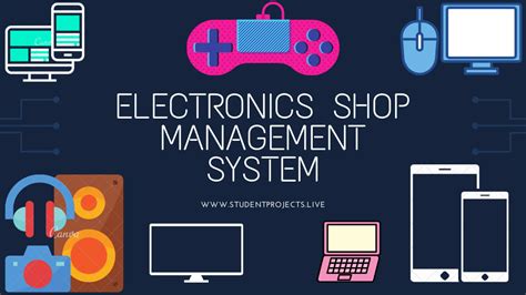 electronic shop management system student projects