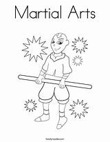 Martial Arts Coloring Pages Getcolorings sketch template