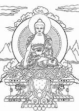 Buddha Shakyamuni Buda Erwachsene Malvorlage Kopf Religioso Tibet Artisticos Dalai sketch template