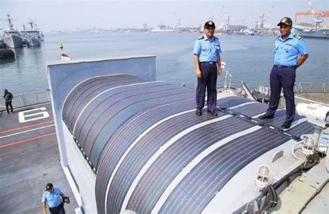 In A First Indian Navy Goes Green Installs Solar Power To Light Up