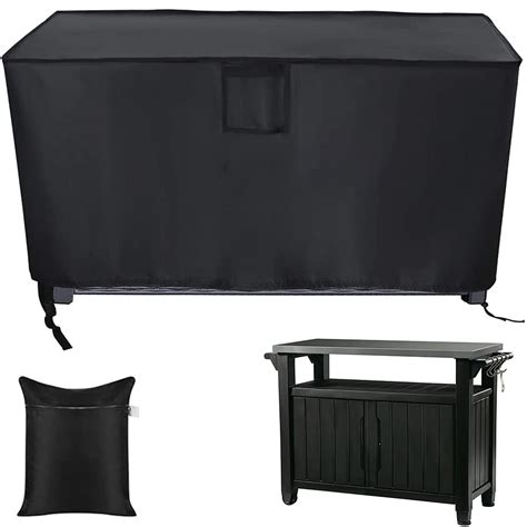 Bosking Outdoor Prep Table Cover Compatible With 35in 55in Keter Unity