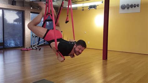 superman pose aerial yoga youtube