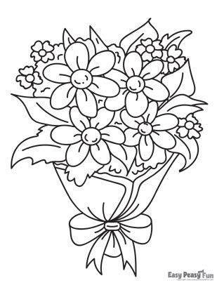 flower coloring pages  printable sheets   printable flower