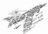 Dassault Cutaway Etendard Drawings étendard sketch template