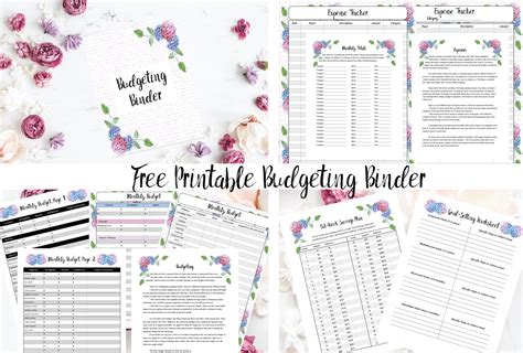 printable budgeting binder