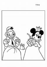 Coloring Minnie Daisy Mouse Duck Pages Princesses Princess Disney Mickey Hellokids Halloween Printable Print Donald Clipart Color Popular Colouring Toons sketch template